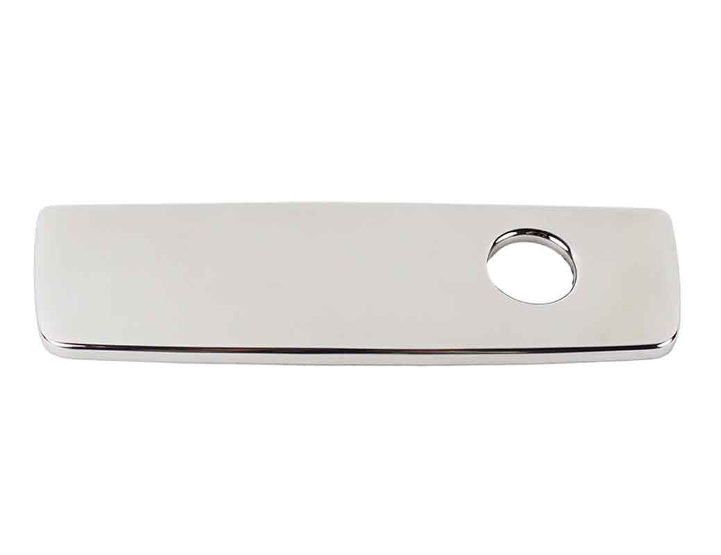 Kentrol 30001 Glove Box Door Handle Cover for 2007-2018 Jeep Wrangler JK - Polished Silver