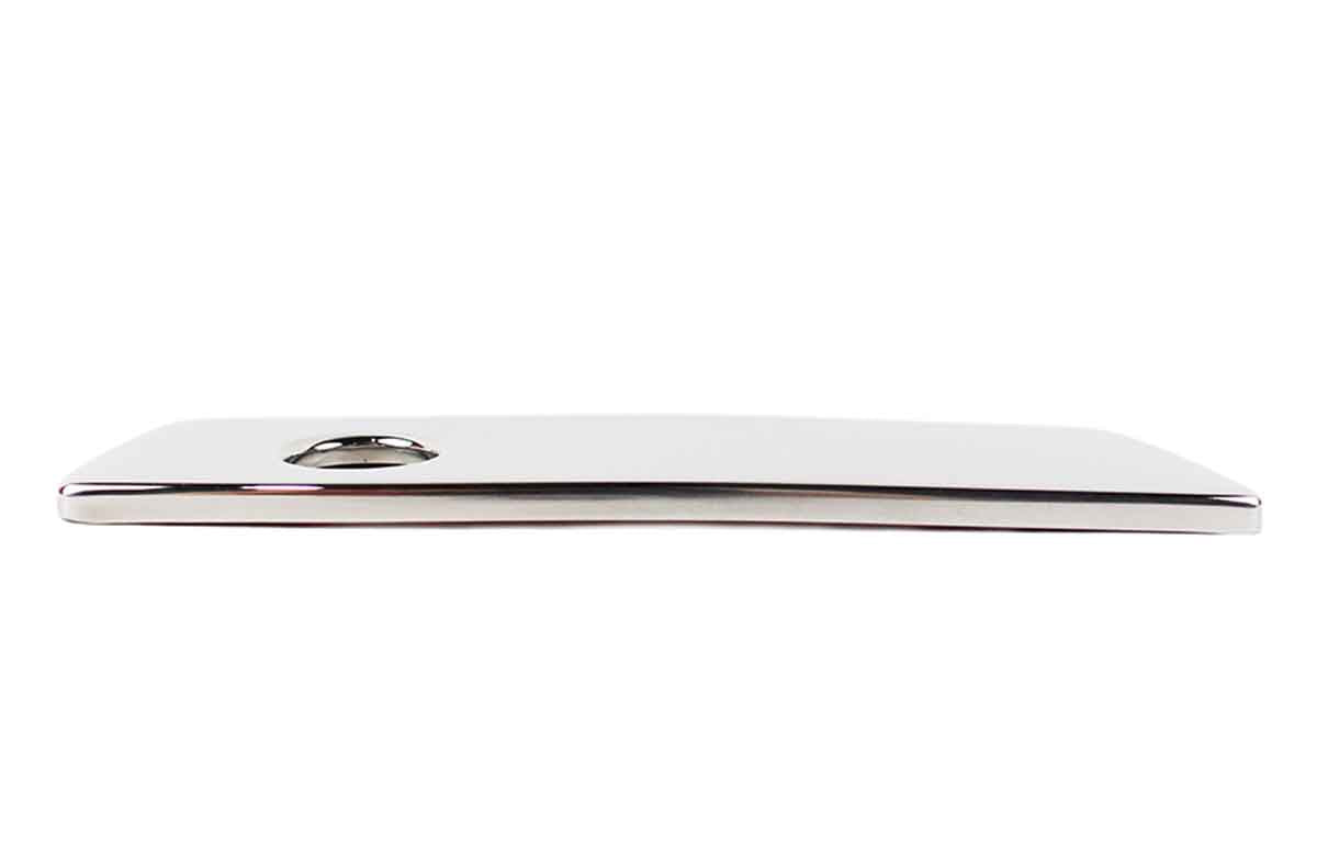 Kentrol 30001 Glove Box Door Handle Cover for 2007-2018 Jeep Wrangler JK - Polished Silver