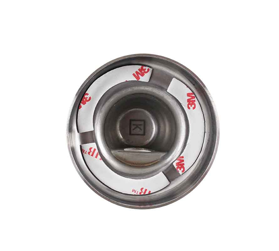 Kentrol 30007 Antenna Cover for 2007-2018 Jeep Wrangler JK - Polished Silver