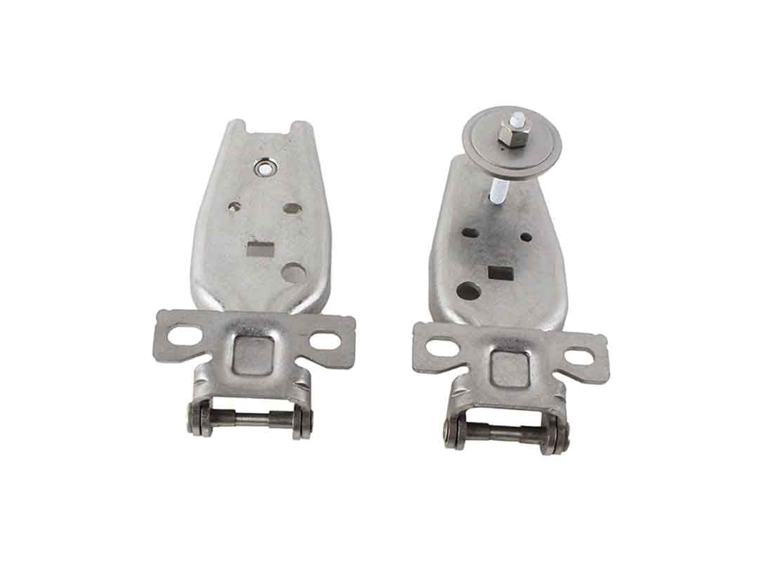 Kentrol 30016 Liftgate Hinge Pair for 2007-2018 Jeep Wrangler JK - Polished Silver