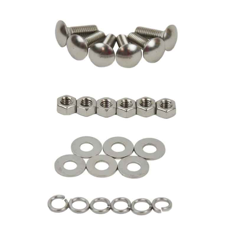 Kentrol 30404 Rear Body Corner Guards Pair for 1955-1995 Jeep CJ Wrangler YJ - Polished Silver