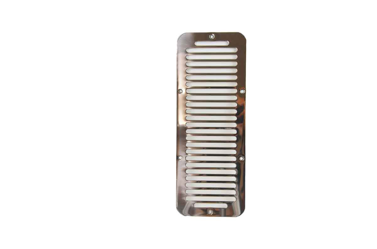 Kentrol 30405 Cowl Vent for 1955-1977 Jeep CJ5 CJ7 - Polished Silver
