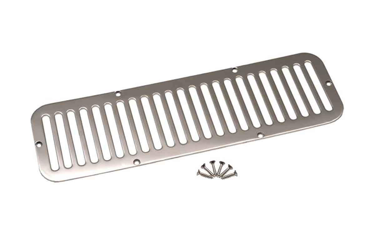 Kentrol 30405 Cowl Vent for 1955-1977 Jeep CJ5 CJ7 - Polished Silver
