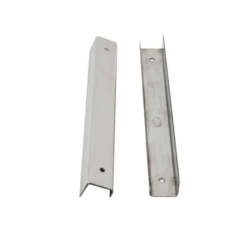 Kentrol 30415 Entry Guards Pair for 1955-1983 Jeep CJ5 - Polished Silver
