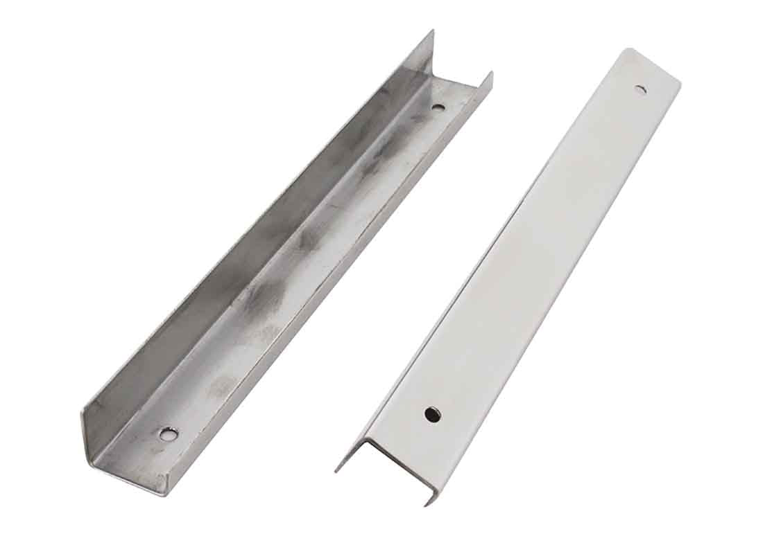 Kentrol 30415 Entry Guards Pair for 1955-1983 Jeep CJ5 - Polished Silver