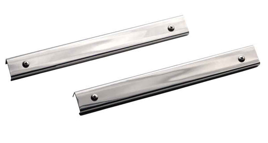 Kentrol 30415 Entry Guards Pair for 1955-1983 Jeep CJ5 - Polished Silver