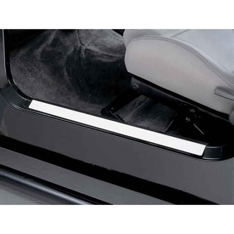 Kentrol 30416 Entry Guards Pair for 1976-1995 Jeep CJ Wrangler YJ - Polished Silver