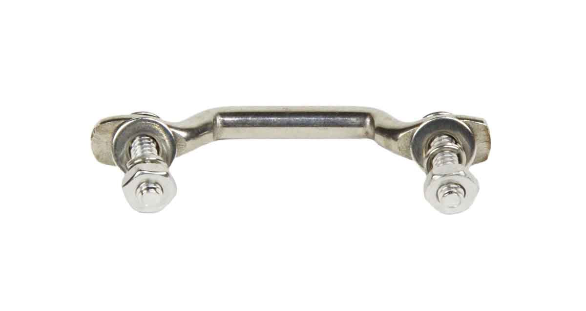 Kentrol 30423 Footman Loop for 1955-2006 Jeep CJ Wrangler YJ TJ - Polished Silver