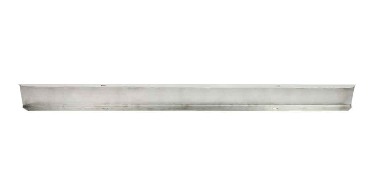 Kentrol 30430 54in Front Bumper without License Plate Holes for 1955-1986 Jeep CJ5 CJ7 CJ8 - Polished Silver