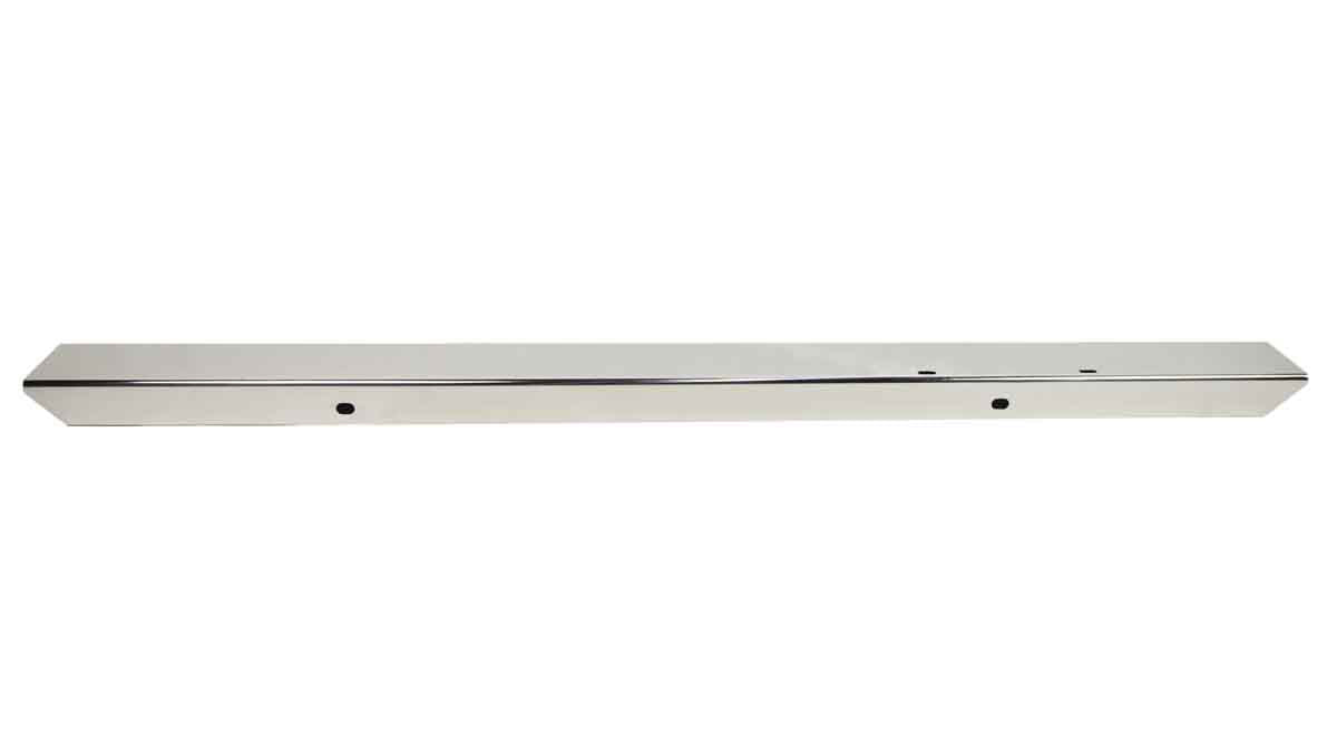 Kentrol 30430 54in Front Bumper without License Plate Holes for 1955-1986 Jeep CJ5 CJ7 CJ8 - Polished Silver
