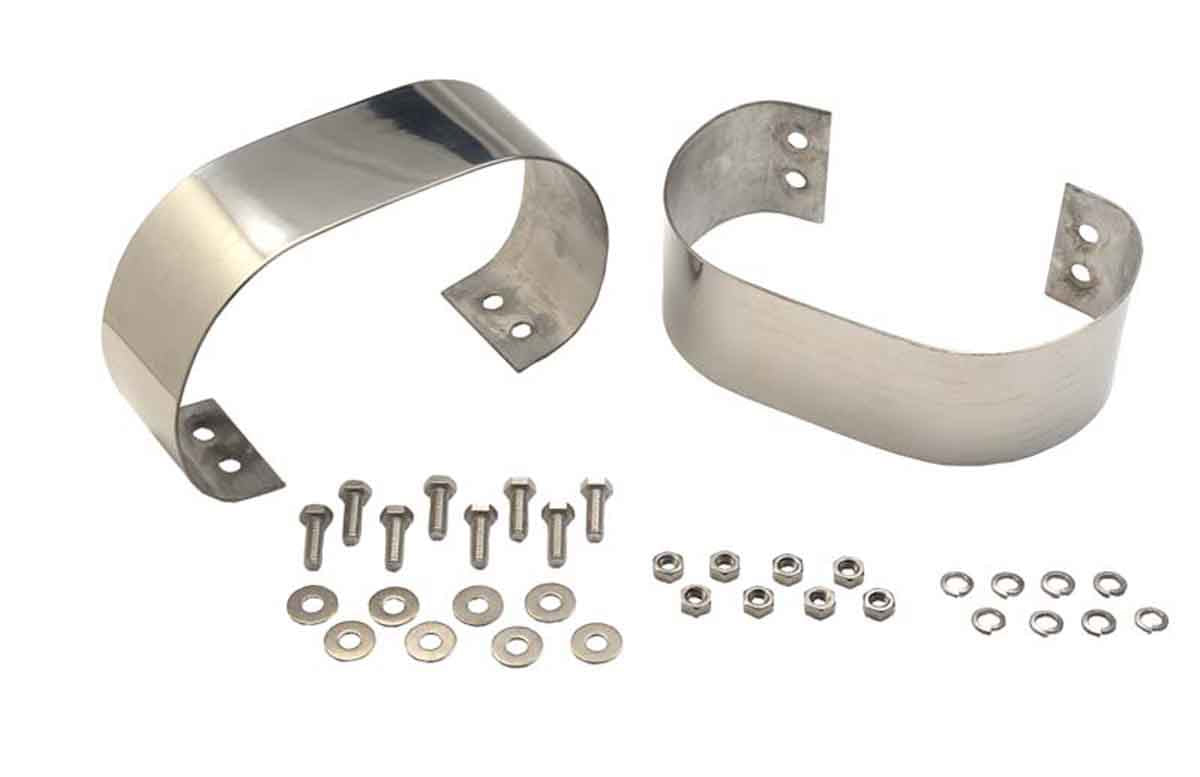 Kentrol 30438 Bumperettes Pair for 1976-1995 Jeep CJ Wrangler YJ - Polished Silver