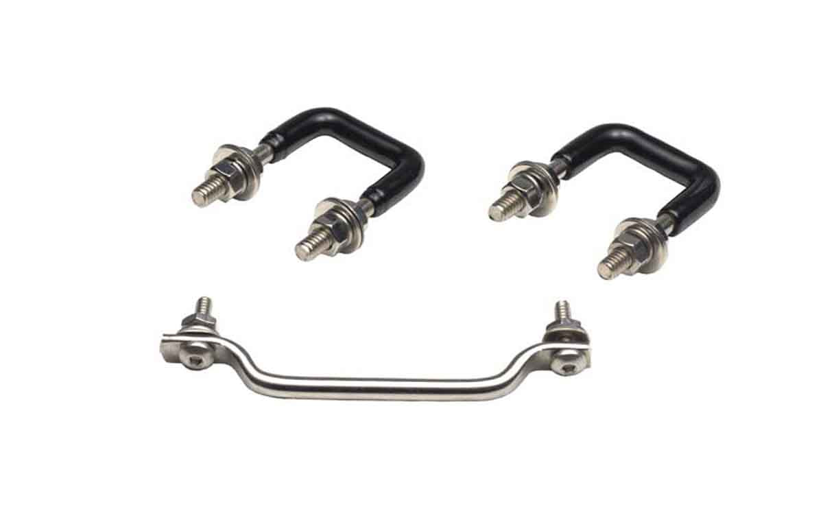Kentrol 30570 Hood Kit with TJ Style Hood Catch for 1978-1995 Jeep CJ Wrangler YJ - Polished Silver