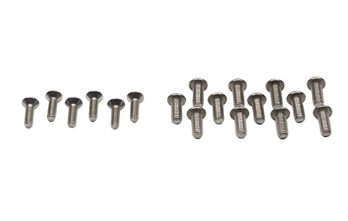Kentrol 30441 Half Door Hinge Set 4 Piece for 1987-1995 Jeep Wrangler YJ - Polished Silver