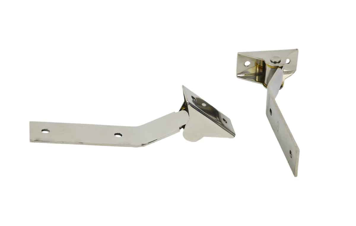 Kentrol 30442 Tailgate Hinge Pair for 1987-1995 Jeep Wrangler YJ - Polished Silver