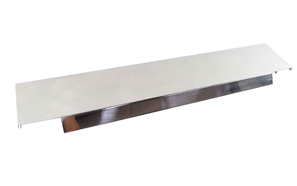 Kentrol 30456 Frame Cover for 1987-1995 Jeep Wrangler YJ - Polished Silver