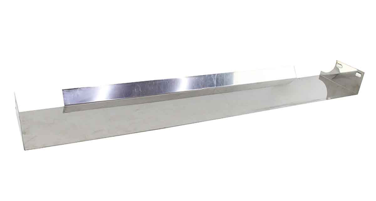 Kentrol 30456 Frame Cover for 1987-1995 Jeep Wrangler YJ - Polished Silver