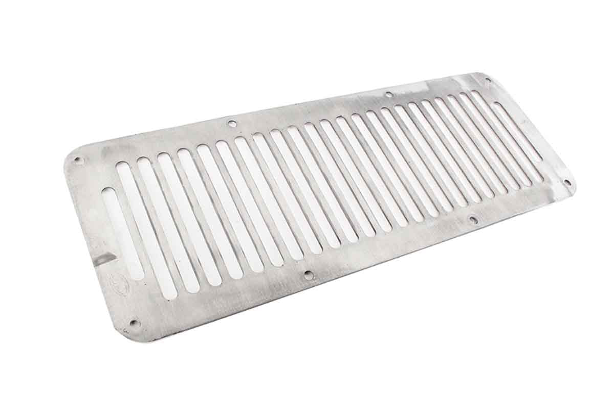 Kentrol 30458 Cowl Vent 8 Hole for 1978-1995 Jeep CJ Wrangler YJ - Polished Silver