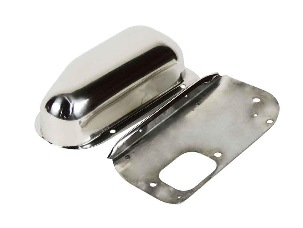 Kentrol 30459 Wiper Motor Cover for 1976-1986 Jeep CJ5 CJ7 CJ8 - Polished Silver