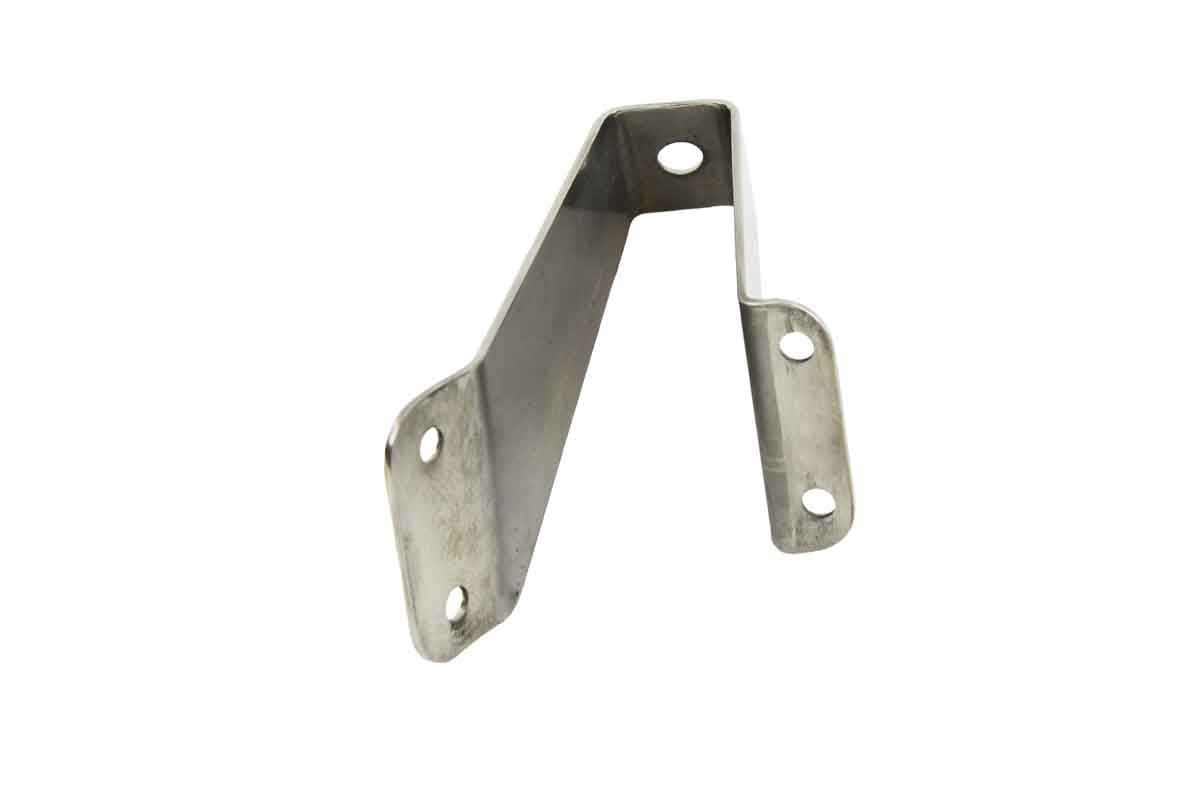 Kentrol 30460 Tailgate Tire Stop for 1976-1995 Jeep CJ Wrangler YJ - Polished Silver