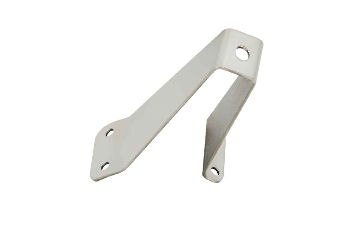 Kentrol 30460 Tailgate Tire Stop for 1976-1995 Jeep CJ Wrangler YJ - Polished Silver