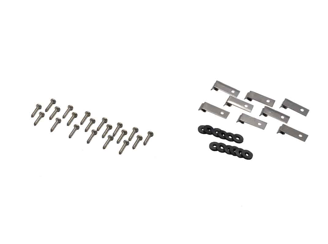 Kentrol 30467 Billet and Wire Mesh Light Guard Set 6 Piece for 1987-1995 Jeep Wrangler YJ - Polished Silver