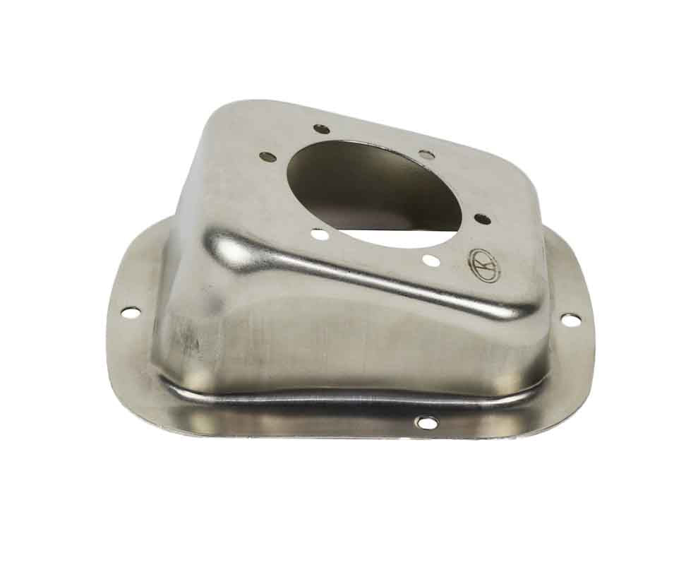 Kentrol 30468 Gas Filler Neck for 1976-1995 Jeep CJ Wrangler YJ - Polished Silver