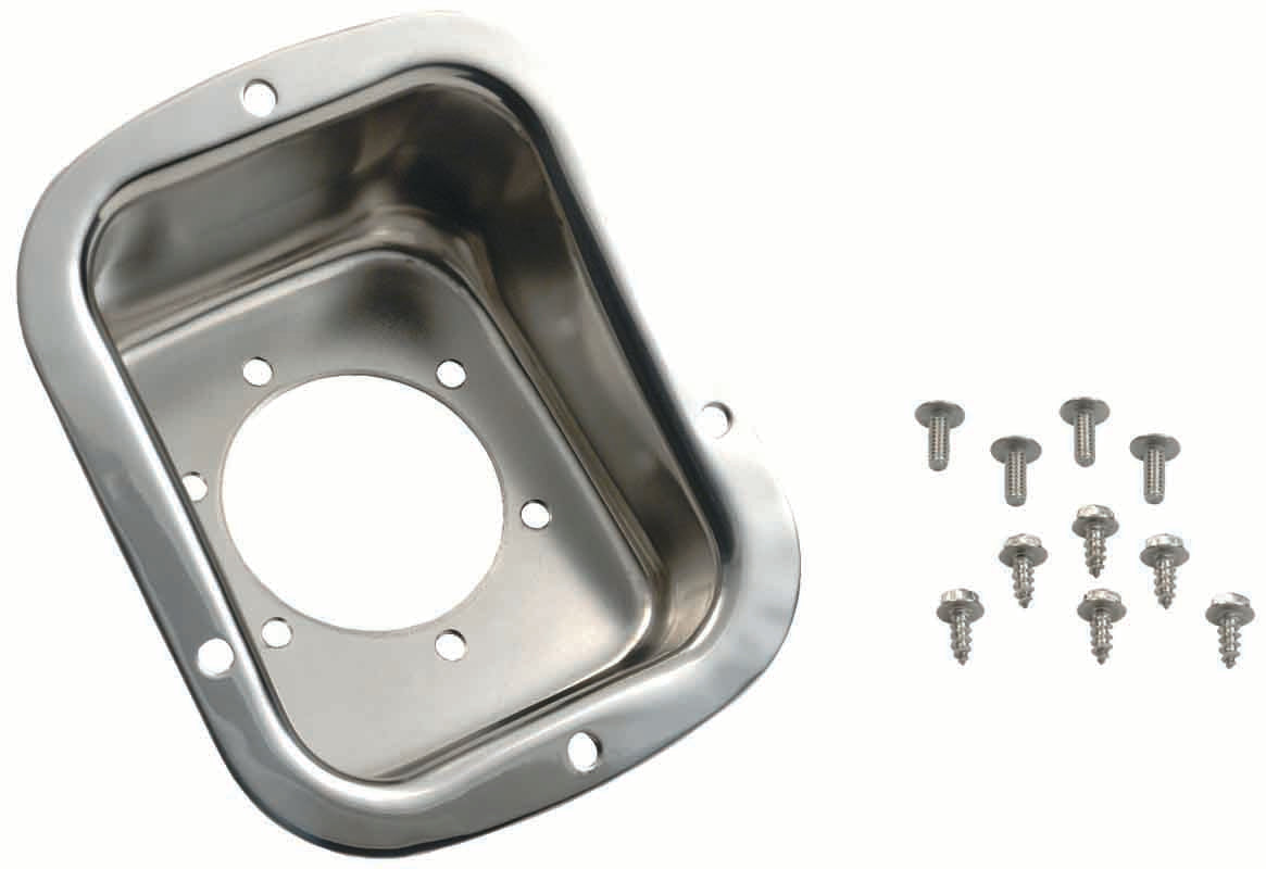 Kentrol 30468 Gas Filler Neck for 1976-1995 Jeep CJ Wrangler YJ - Polished Silver