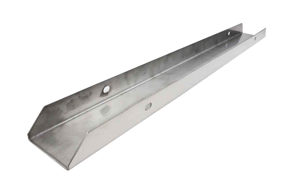 Kentrol 30471 42in Front Bumper No License Plate Holes for 1955-1986 Jeep CJ5 CJ7 CJ8 - Polished Silver