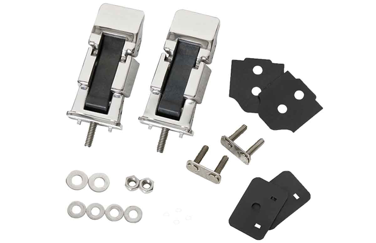 Kentrol 30504 Hood Kit for 1997-2006 Jeep Wrangler TJ LJ - Polished Silver