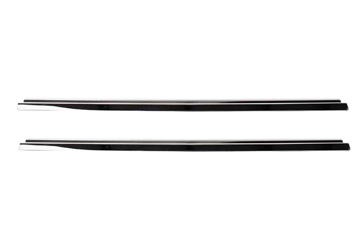Kentrol 30494 Entry Guards Pair for 1997-2006 Jeep Wrangler TJ LJ - Polished Silver