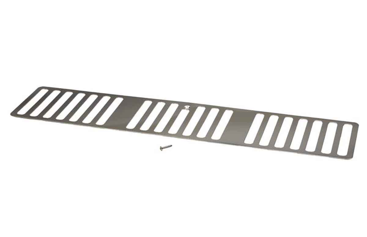 Kentrol 30495 Hood Vent for 1997-2006 Jeep Wrangler TJ LJ - Polished Silver