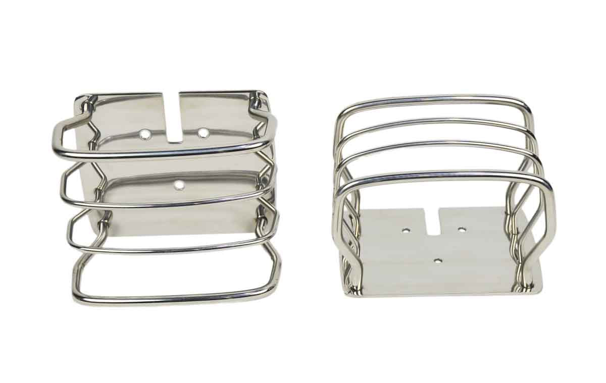 Kentrol 30497 Taillight Guards Pair for 1976-2006 Jeep CJ7 Wrangler YJ TJ LJ - Polished Silver