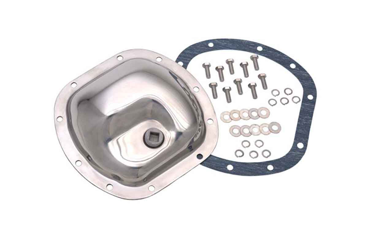 Kentrol 304CM30 Differential Cover Dana 30 for 1984-2006 Jeep Wrangler YJ TJ Cherokee XJ Grand Cherokee ZJ WJ - Polished Silver