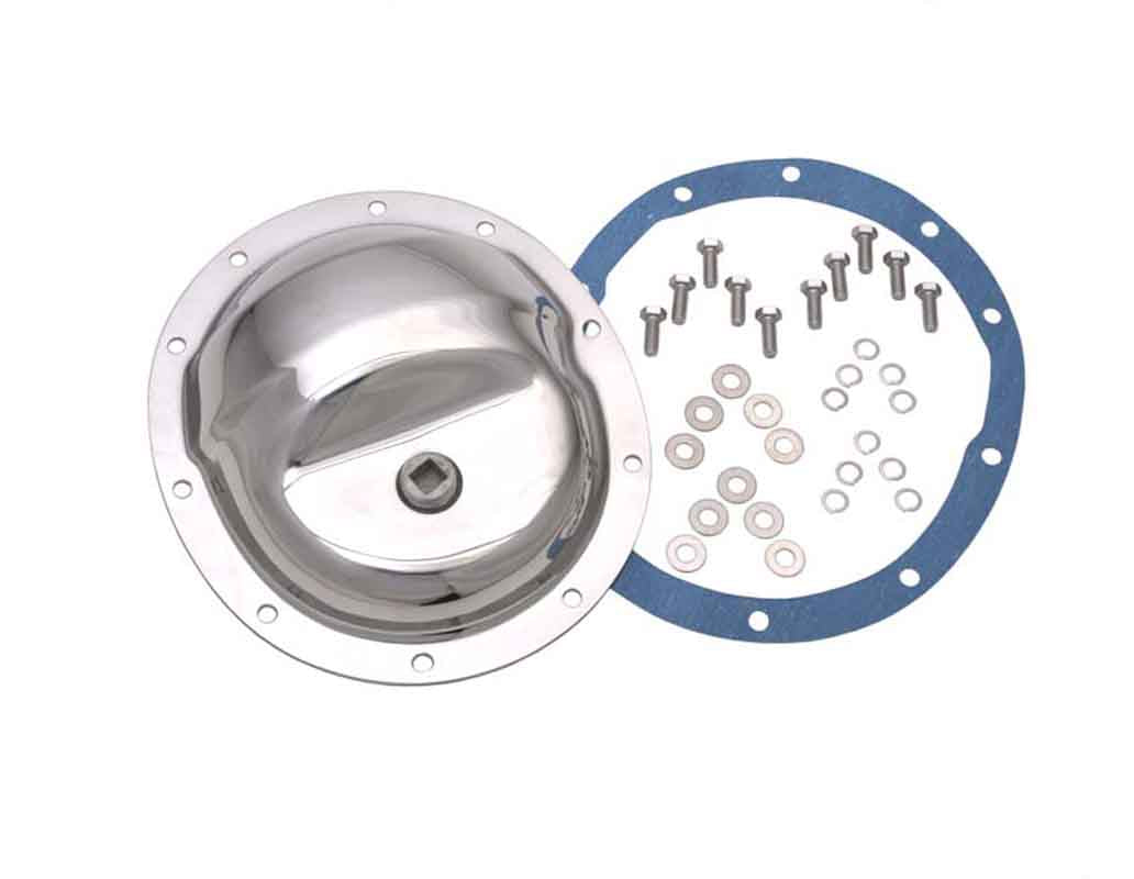 Kentrol 304M35 Rear Differential Cover Model 35 for 1987-2006 Jeep Wrangler YJ TJ - Polished Silver