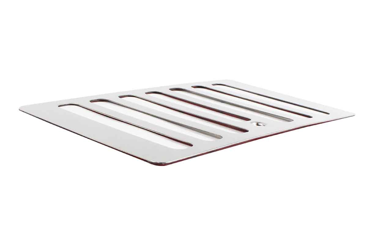 Kentrol 30500 Hood Vent for 1997-2006 Jeep Wrangler TJ LJ - Polished Silver