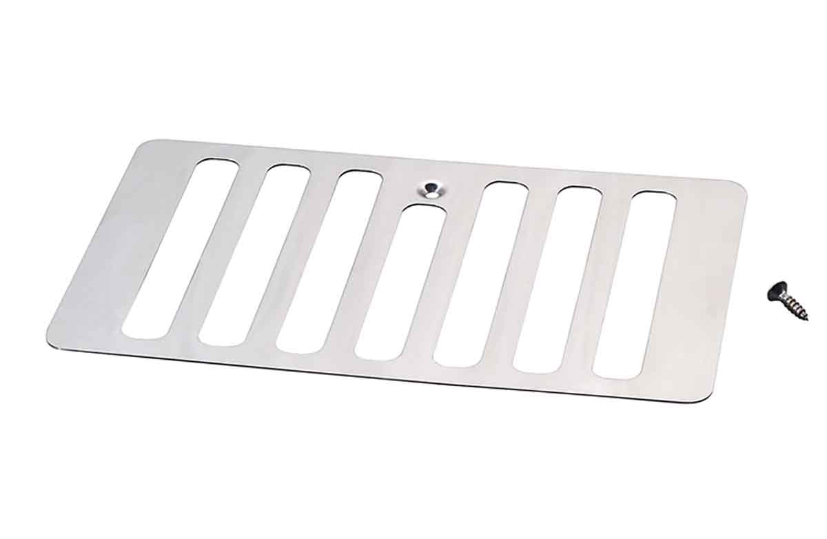 Kentrol 30500 Hood Vent for 1997-2006 Jeep Wrangler TJ LJ - Polished Silver