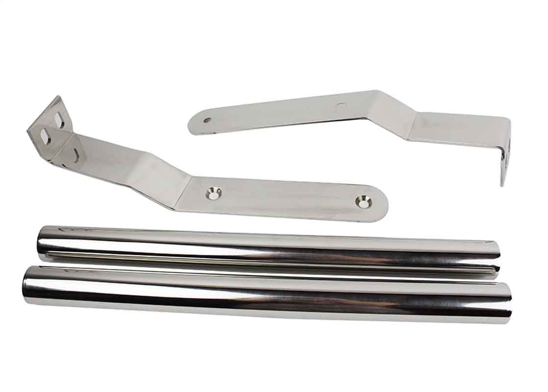 Kentrol 30515 Grille Guard for 1987-2006 Jeep Wrangler YJ TJ LJ - Polished Silver
