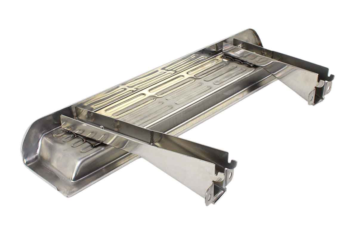 Kentrol 30518 Side Steps Pair for 2002-2006 Jeep Wrangler TJ - Polished Silver