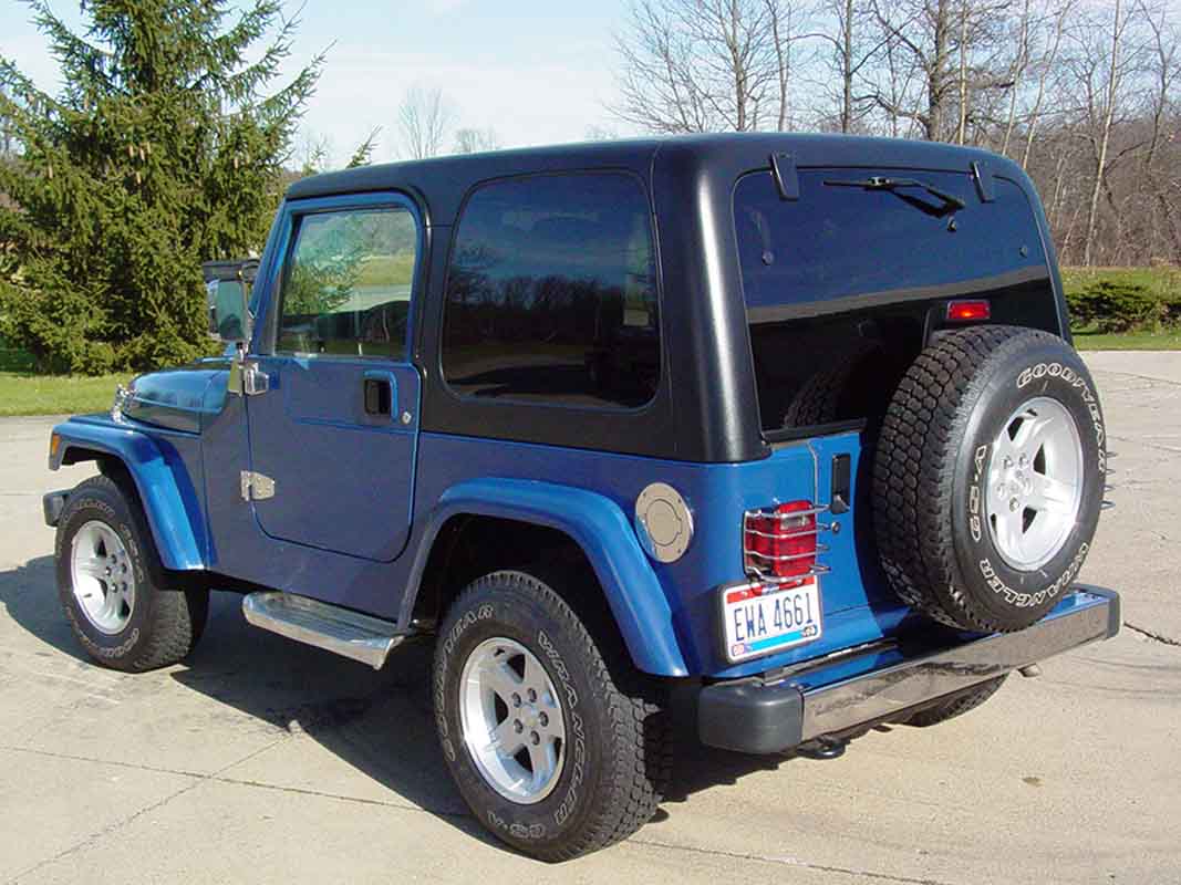 Kentrol 30518 Side Steps Pair for 2002-2006 Jeep Wrangler TJ - Polished Silver