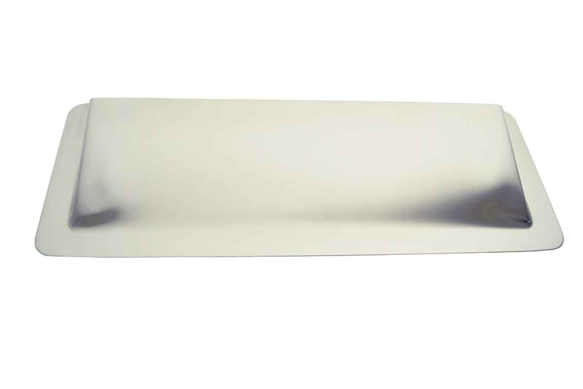 Kentrol 30520 Hood Vent Air Scoop for 1998-2006 Jeep Wrangler TJ LJ - Polished Silver