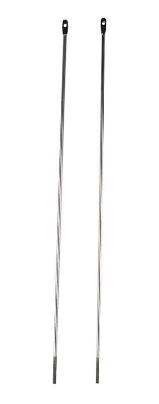 Kentrol 30522 Strut Rod Kit for 1987-1995 Jeep Wrangler YJ - Polished Silver