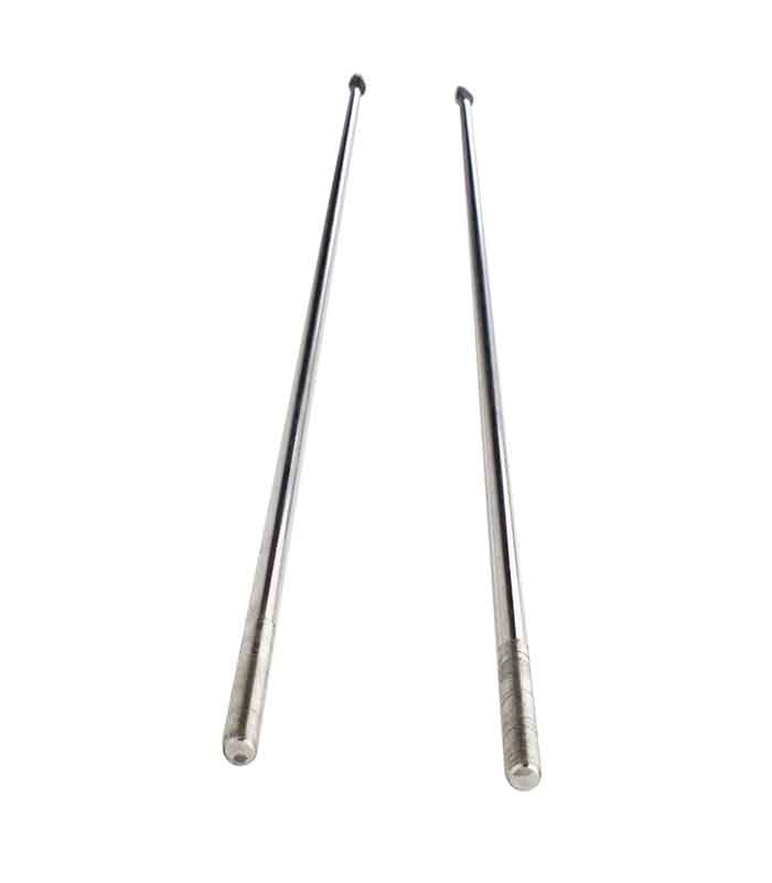 Kentrol 30522 Strut Rod Kit for 1987-1995 Jeep Wrangler YJ - Polished Silver
