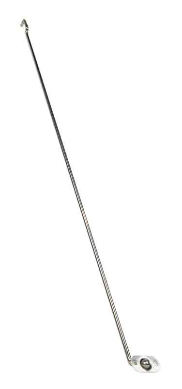 Kentrol 30523 Hood Prop Rod for 1972-1986 Jeep CJ5 CJ7 CJ8 - Polished Silver