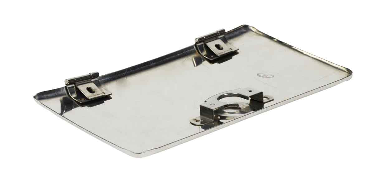 Kentrol 30526 Glove Box Door Keyed Lock Style for 1972-1986 Jeep CJ5 CJ7 CJ8 - Polished Silver