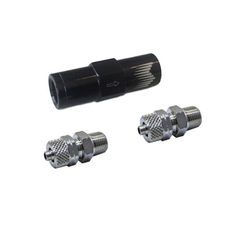 Snow Performance SNO-8CV-QC High Flow 7 PSI Check Valve QC Fittings (1/4in Tube)