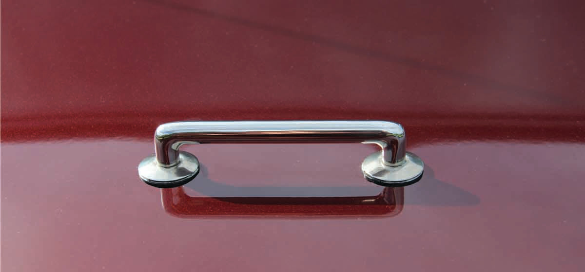 Kentrol 30535 Footman Loop for 1997-2006 Jeep Wrangler TJ LJ - Polished Silver