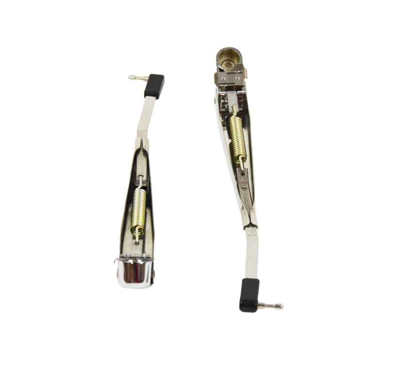 Kentrol 30545 Windshield Wiper Arms Pair for 1987-1995 Jeep Wrangler YJ - Polished Silver