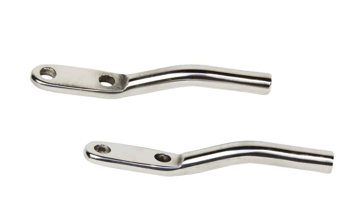 Kentrol 30549 Door Strap Pins Pair for 1976-1986 Jeep CJ5 CJ7 CJ8 - Polished Silver