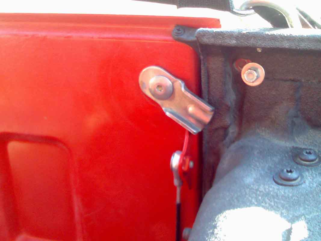 Kentrol 30564 Tailgate Latch Pair for 1976-1986 Jeep CJ7 CJ8 - Polished Silver