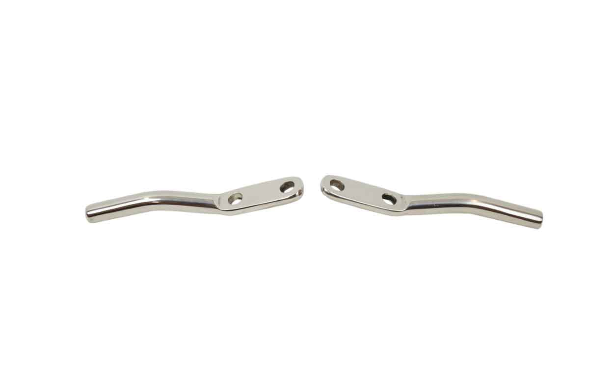 Kentrol 30569 Door Strap Pins Pair for 1997-2006 Jeep Wrangler TJ LJ - Polished Silver